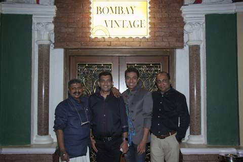 Ranveer Brar and Sanjeev Kapoor at Bombay Vintage, Colaba eatery