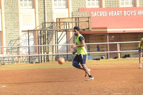 Armaan Jain Snapped Practicing Soccer!