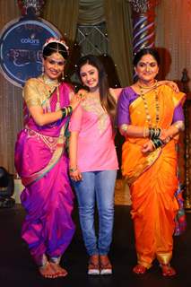 Chhavi Mittal, Sana Sheikh and Indira Krishnan at Launch of Color's New Show 'Krishnadasi'