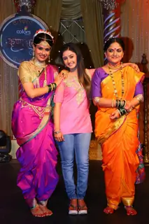Chhavi Mittal, Sana Sheikh and Indira Krishnan at Launch of Color's New Show 'Krishnadasi'