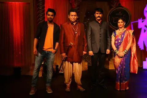 Shravan Reddy, Uday Tikekar, Jiten Lalwani, Shweta Mahadik at Launch of Color's Show 'Krishnadasi'