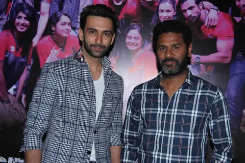 Nandish Sandhu and Prabhu Deva at Launch of BCL's Ahmedabad Express Team