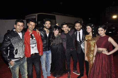 Meet Brothers, Amaan and Armaan Malik , Rahul Vaidya and Tulsi Kumar at Umang Police Show 2016