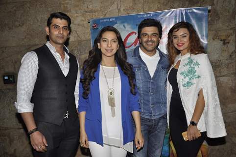 Aashka Goradia, Rohit Bakshi, Sameer Soni and Juhi Chawla at Screening of 'Chalk N Duster'