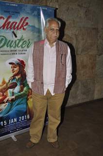 Ramesh Sippy at Screening of 'Chalk N Duster'