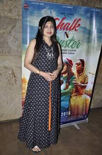 Alka Yagnik at Screening of 'Chalk N Duster'