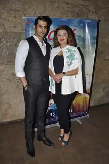 Rohit Bakshi and Aashka Goradia at Screening of 'Chalk N Duster'