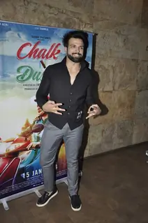 Rithvik Dhanjani at Screening of 'Chalk N Duster'