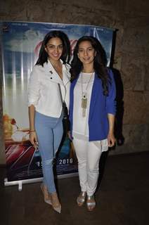 Kiara Advani and Juhi Chawla at Screening of 'Chalk N Duster'