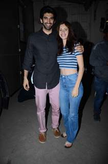 Aditya Roy Kapur and Kalki Koechlin Snapped at Mehboob Studio!