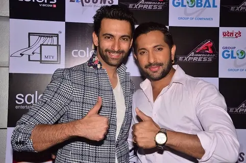 Nandish Sandhu and Terence Lewis at Launch of BCL's Ahmedabad Express Team