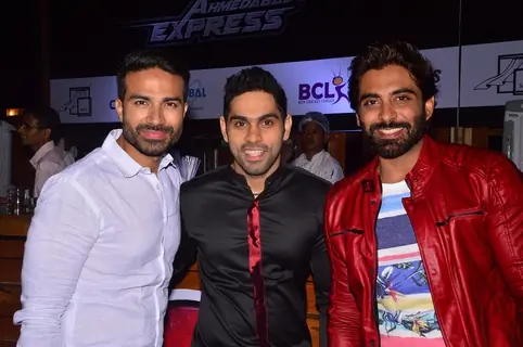 Raman Handa and Rohit Khurana at Launch of BCL's Ahmedabad Express Team