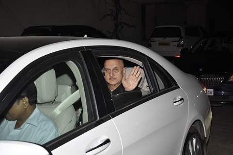 Anupam Kher Attends Special Screening of 'Airlift'
