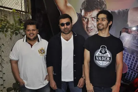 Sunny Deol, Rishab Arora and Shivam Patil at Launch of New Trailer of 'Ghayal Once Again'