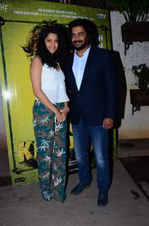 R. Madhavan and Ritika Singh at Special Screening of Saala Khadoos