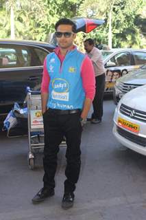 Vatsal Seth snapped at Airport