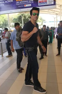 Sonu Sood snapped at Airport
