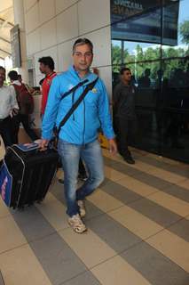 Varun Badola snapped at Airport