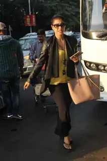 Kajol snapped at Airport