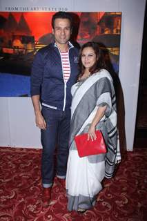 Rohit Roy with wife Neelam Singh at Prerana Joshi's Art Event