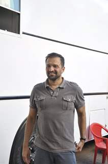 Atul Kasbekar snapped at Mehboob Studios