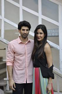 Aditya Roy Kapur and Katrina Kaif snapped at Mehboob Studios