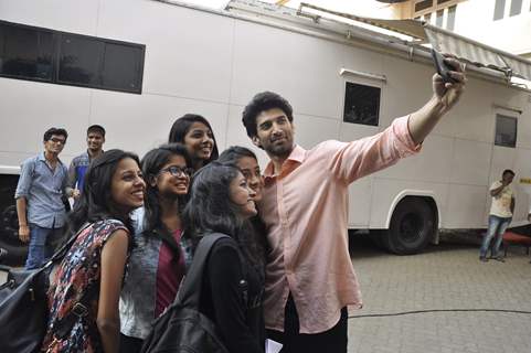 Aditya Roy Kapur snapped at Mehboob Studios