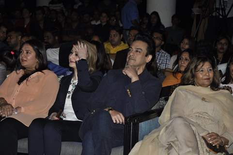 Adnan Sami with his Wife at Subhash Ghai's 71st Birthday Celebration