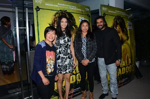 Olympic boxers Sarjubala devi and Sarita devi at Special Screening of 'Saala Khadoos'
