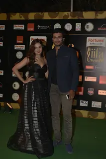 Sharad Kelkar and Parul yadav at IIFA Utsavam Day 2