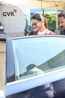 Deepika Padukone Snapped at Airport