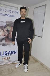 Karan Johar at Special Screening of 'Aligarh'