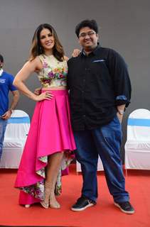 Milap Zaveri and Sunny Leone at Promotions of Mastizaade