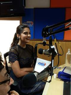 Sonam Kapoor Goes Live at Radio City FM 91.1 for Promotions of 'Neerja'