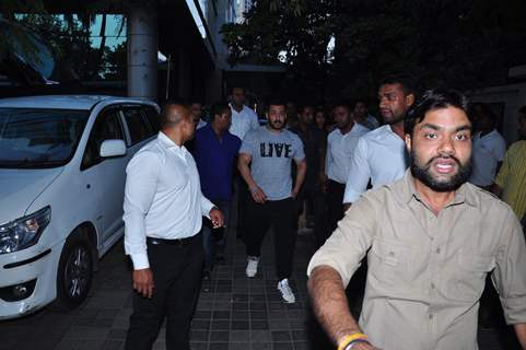 Salman Snapped Walking towards Yash Raj Films Studio