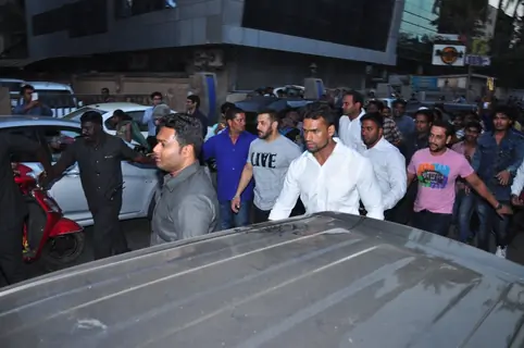 Superstar Salman Khan Snapped Post Shoot at Hard Rock Walks Down the Road Instead of Getting in Car