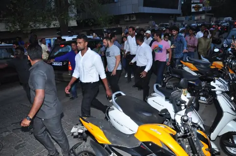 Superstar Salman Khan Snapped Post Shoot at Hard Rock Walks Down the Road Instead of Getting in Car