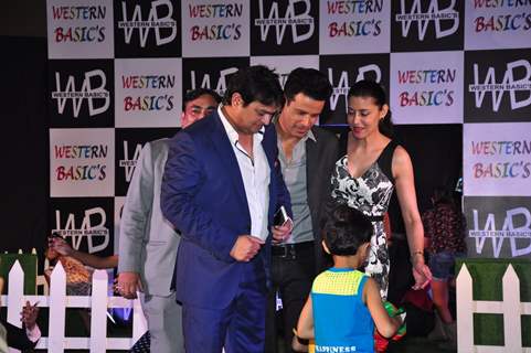 Manoj and Neha Bajpayee at Western Basics Kids Collection Launch