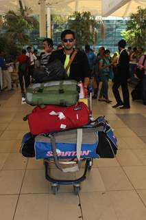 Zayed Khan Snapped at Airport