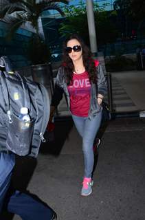 Preity Zinta Snapped at Airport