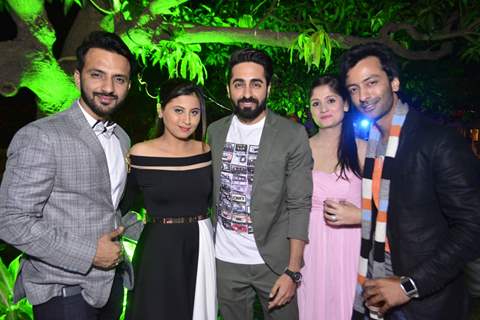 Ayushmann Khurrana at Cocktail Party for Ali Merchant and Anam