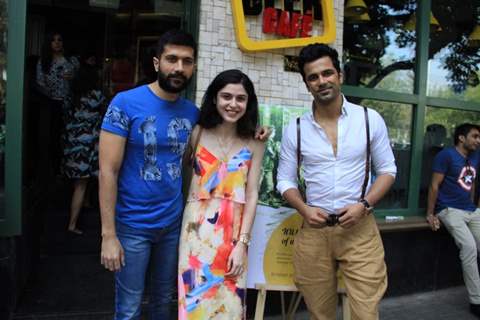 Vaibhav, Scherezade, Anuj Sachdeva at Launch of 'The Beer Cafe'