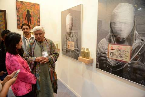 Javed AKhtar at Delhi Art Fair