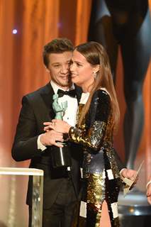 Jeremy Renner at 22nd Screen Actors Guild Awards