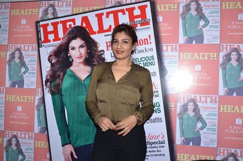 Raveena Tandon at Cover Launch of 'Health & Nutrition' Magazine