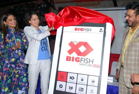 Kangana Ranaut at Launch of 'Big Fish Venture App'