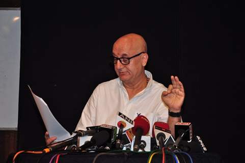 Anupam Kher Held Press Meet for 'Pakistan Visa Issue'