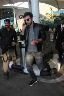 Ranbir Kapoor Snapped at Airport