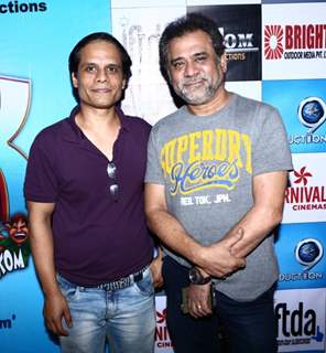 Rakesh Chaturvedi Om and Anees Bazme at Special Screening of BHK Bhalla@Halla.Kom