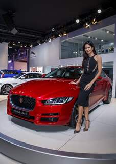 Katrina Kaif Launches All New Jaguar Auto Expo 2016 in Delhi